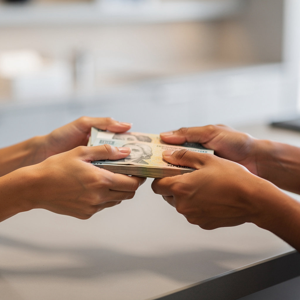 Uni-Service Money Transfers professional team assisting customers with reliable money transfer and bill pay services in Perris